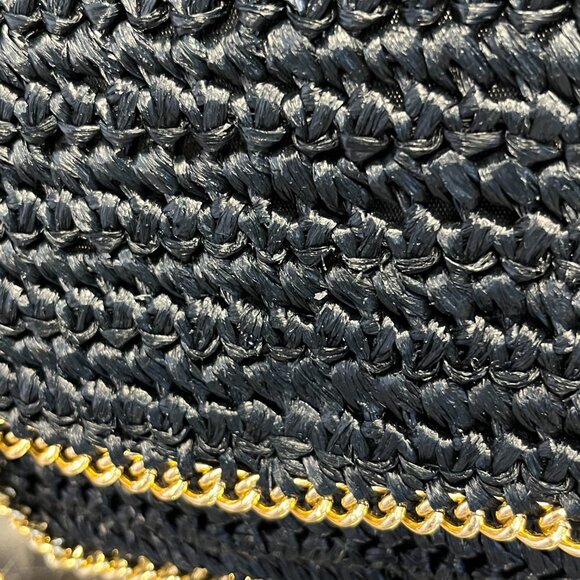 Marcus Brothers of miami black woven chain handbag - Picture 8 of 11